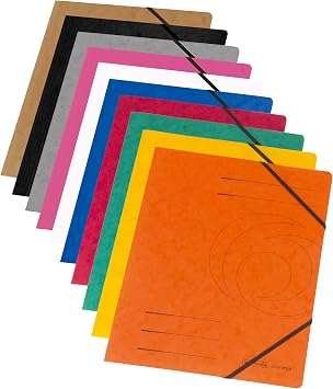 Herlitz A4 Colorspan Elastic Folder - Fuchsia (5 Pieces)