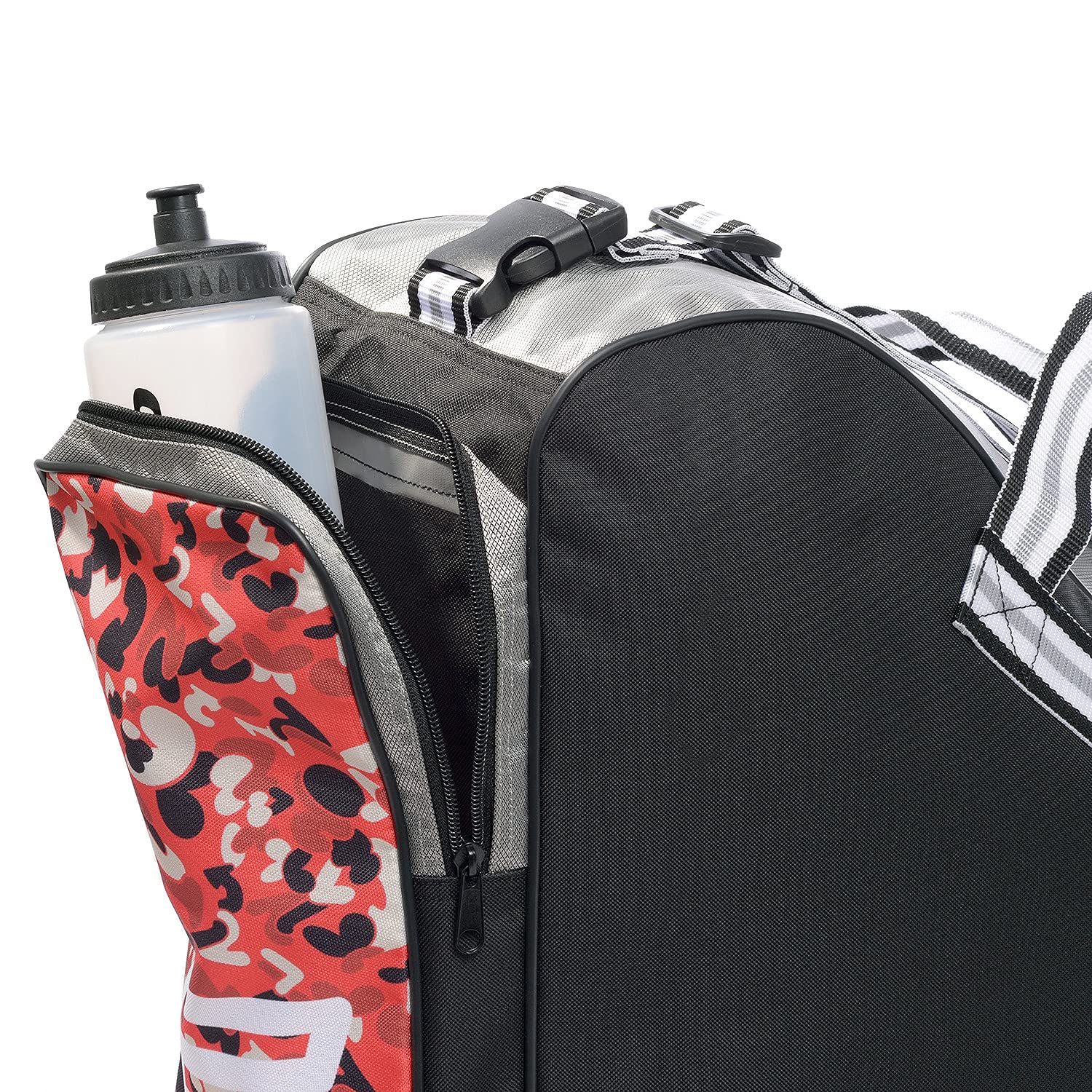 Sherwood - Skateboard Code Series I Schlittschuhtasche mit Henkeln I Eishockey-Bag mit Reisverschluss & Praktischen Fächern I INKL. Verstellbarem Trageriemen