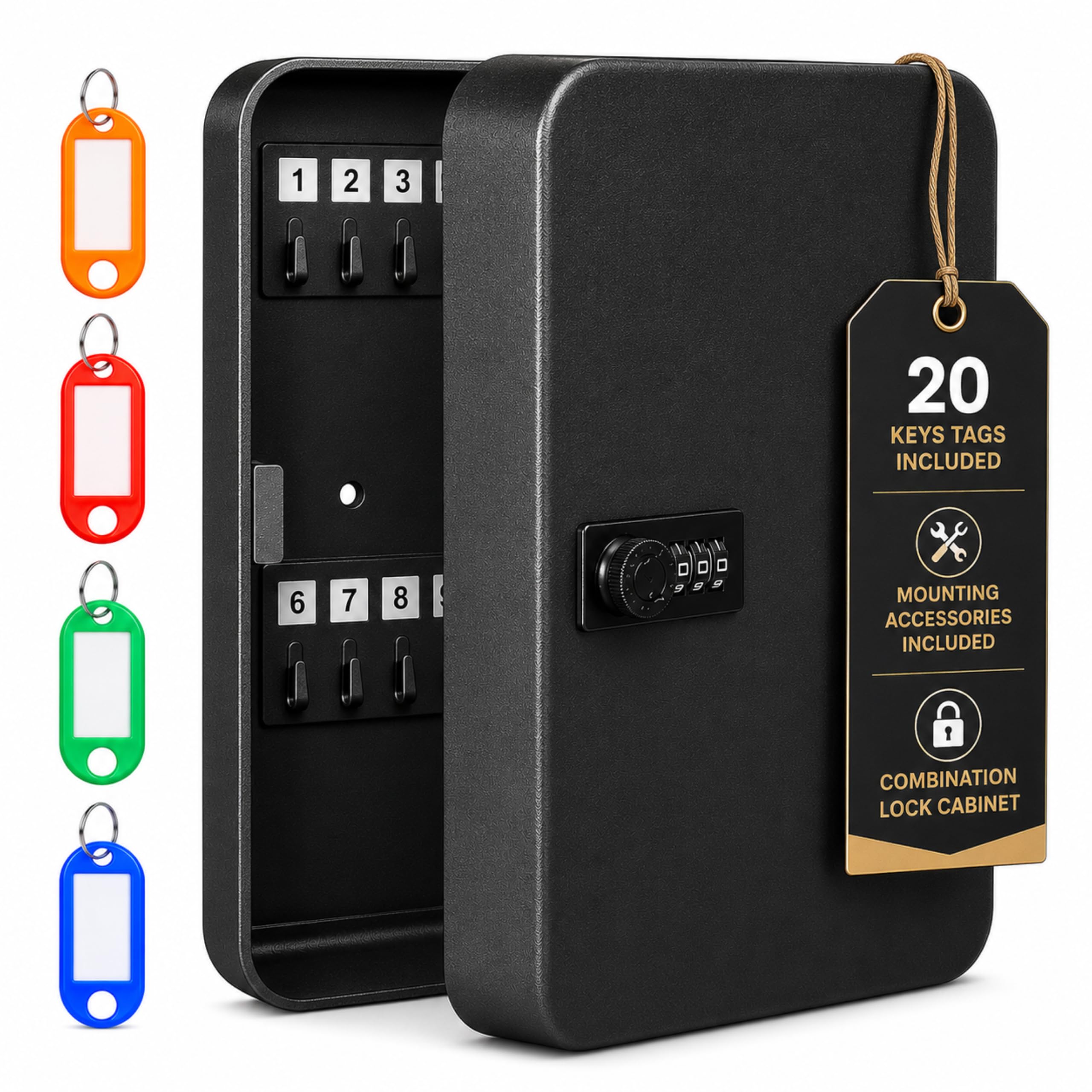 Key Cabinets Combination Lock Black-picture-20