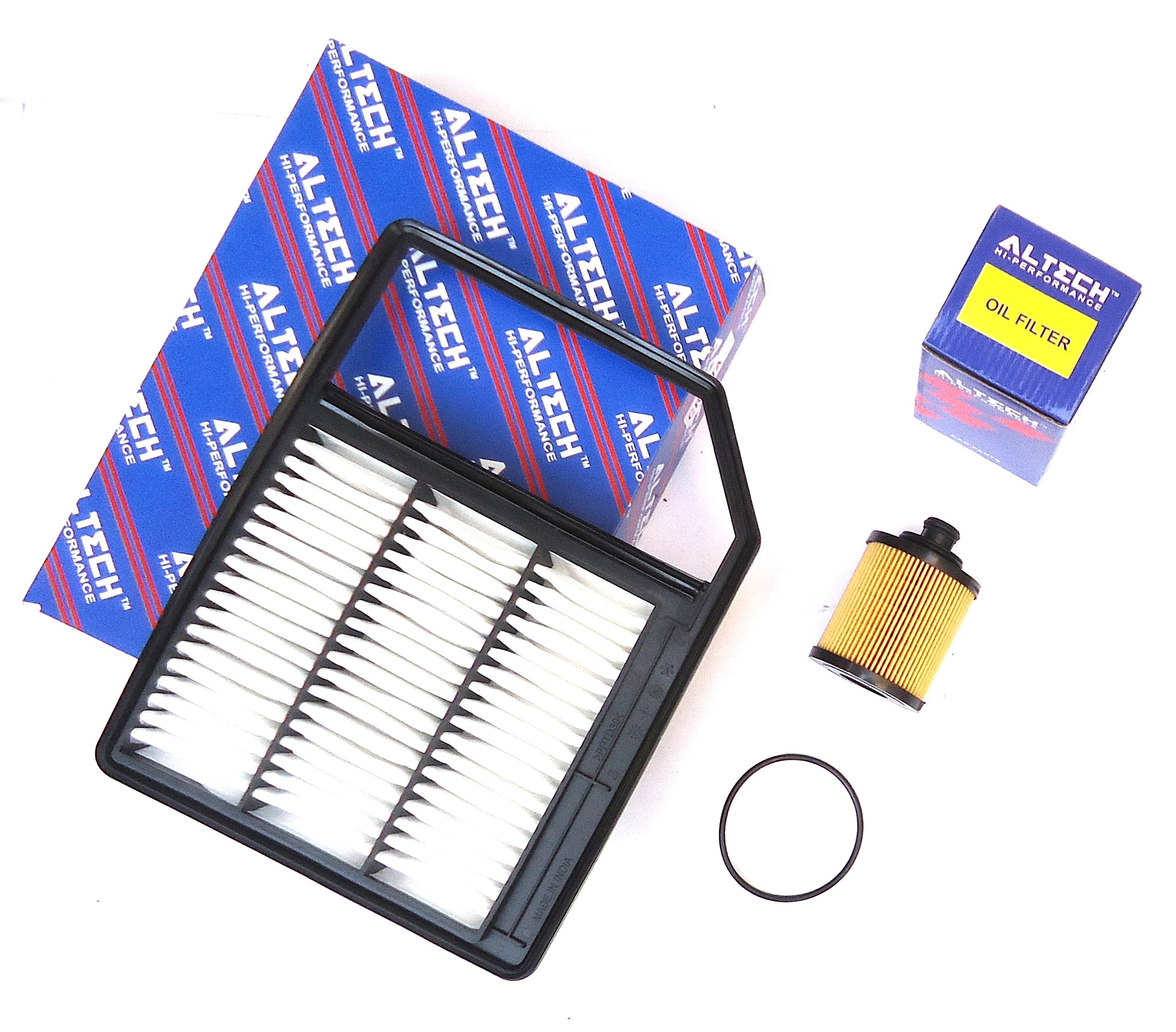 ALTECH HI-PERFORMANCE AIR FILTER + OIL FILTER SET FOR MARUTI VITARA BREZZA 1.3L DIESEL (1ST GEN 2016 TO 2019)-image-37