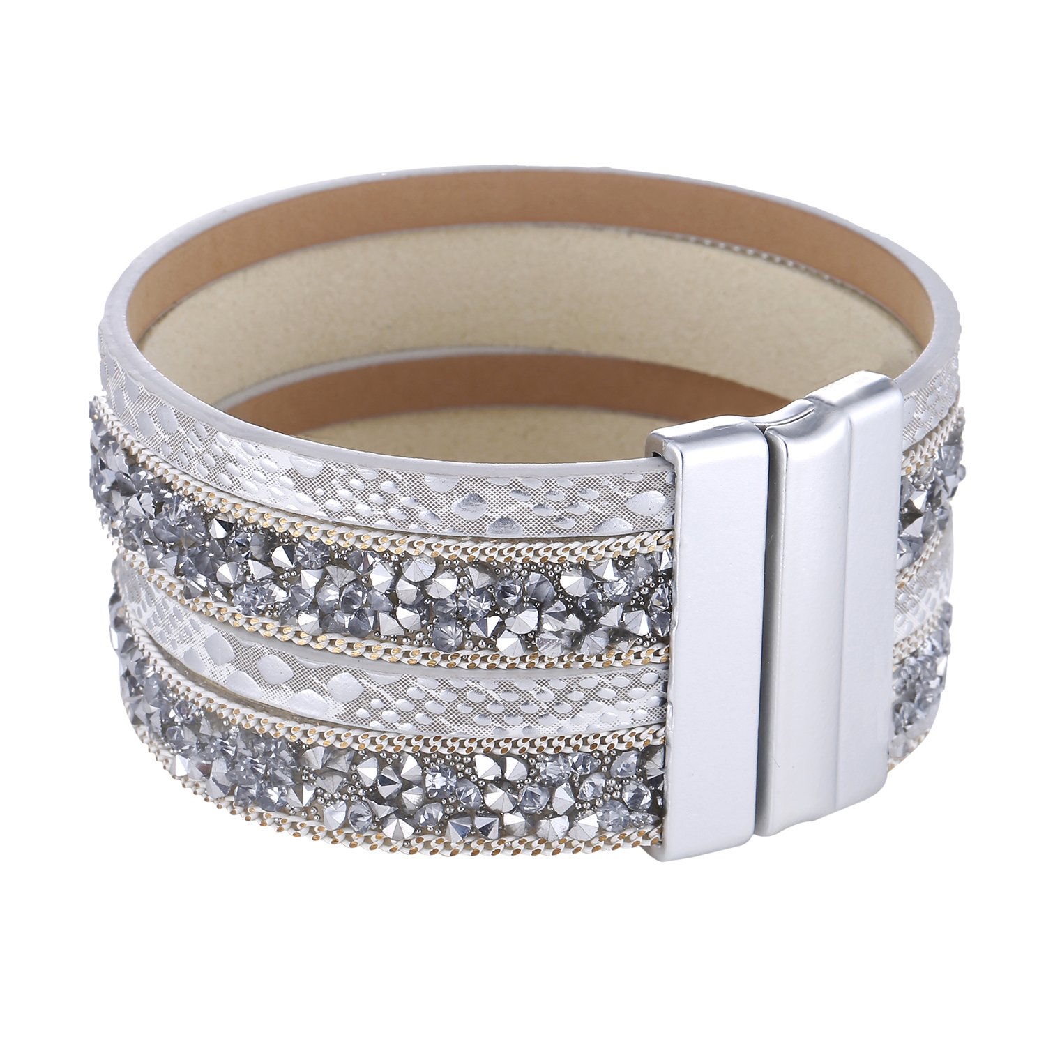 styleBREAKER wikkelarmband met kralen, kettingen, gevlochten element en boom van het leven hanger, magnetische sluiting, armband, dames 05040070, Farbe:Donkergrijs styleBREAKER wikkelarmband met kralen, kettingen, gevlochten element en boom van het leven hanger, magnetische sluiting, armband, dames 05040070, Farbe:Donkergrijs