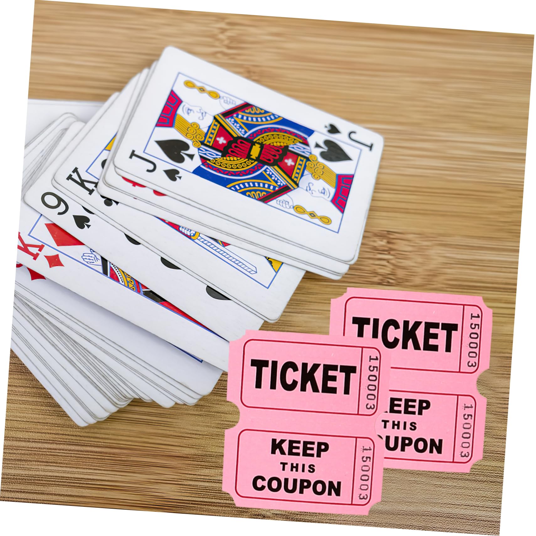TOPBATHY 4 Rollos boletos para la rifa de boletos entradas para la fiesta boletos de papel Entradas para eventos Boletos de puerta entradas para fiesta tickets for events rosa
