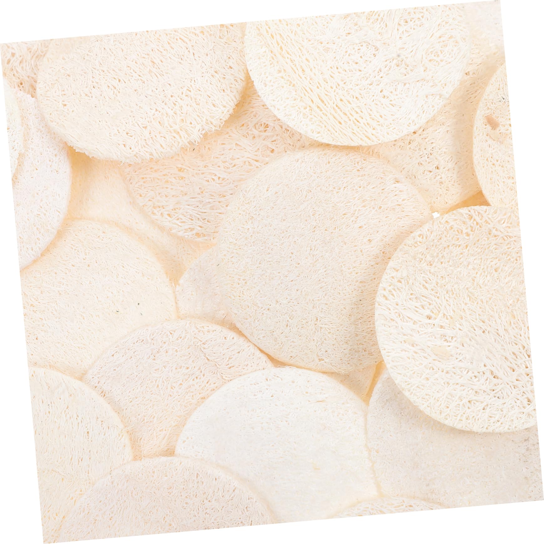 Ipetboom 36Pcs Face Exfoliating Loofah Pads Compact Cleansing Scrubber for Deep Skin Cleanse Versatile Use as Shower Exfoliator Dishcloth for Daily Skincare Routine