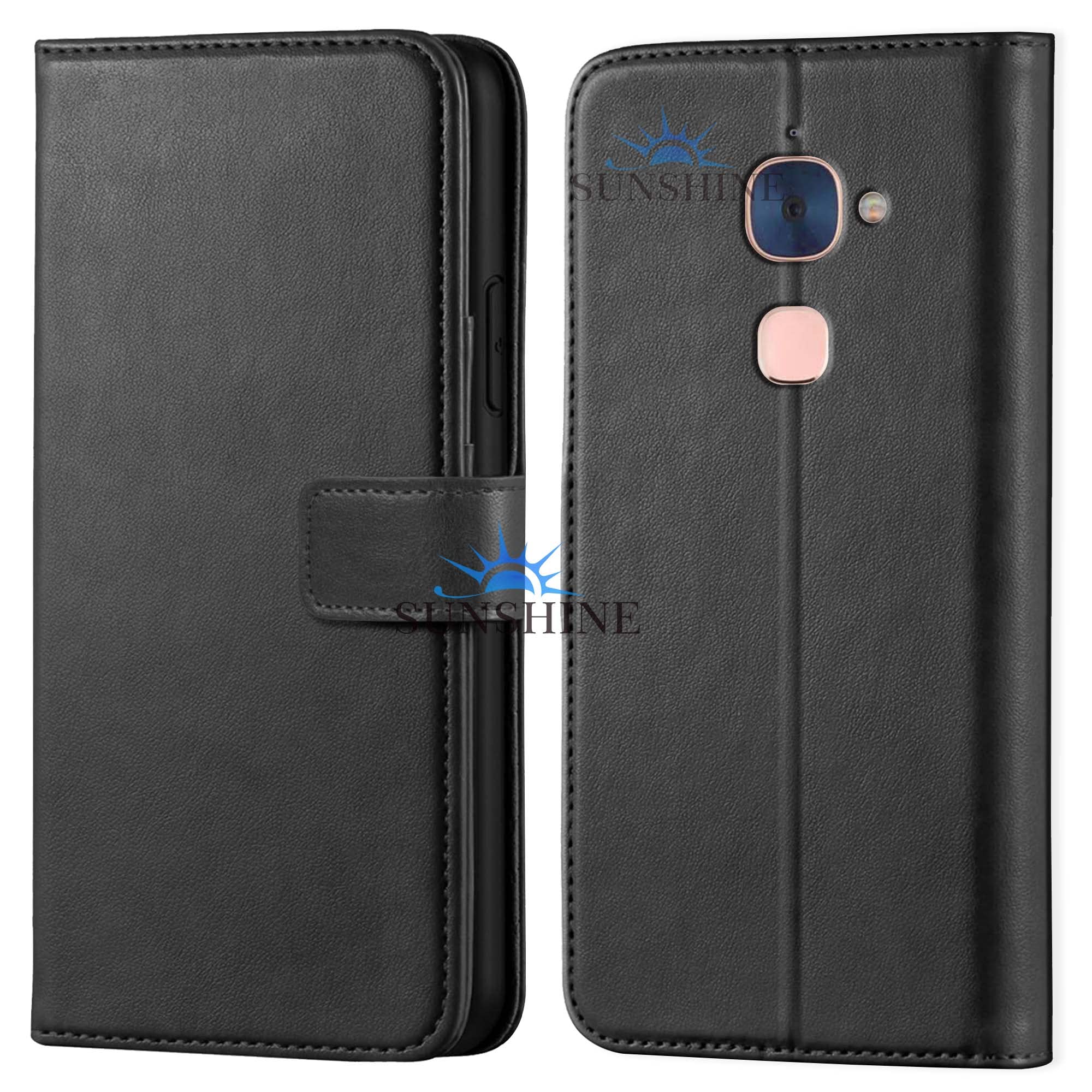 Leather Vintage Shock Proof Flip Case Back Cover for Letv 2s Sport (Flexible | Leather Finish | Card Pockets Wallet & Stand | Black)-picture-10