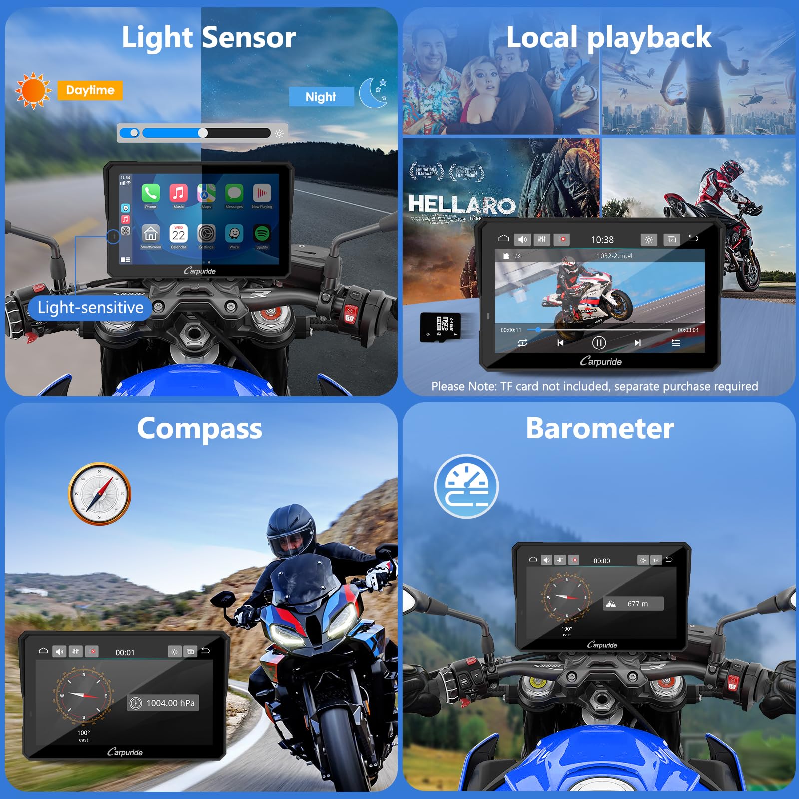 Amazon.co.jp: CARPURIDE W702BS BMW Moto CarPlay&A-Autoデータ