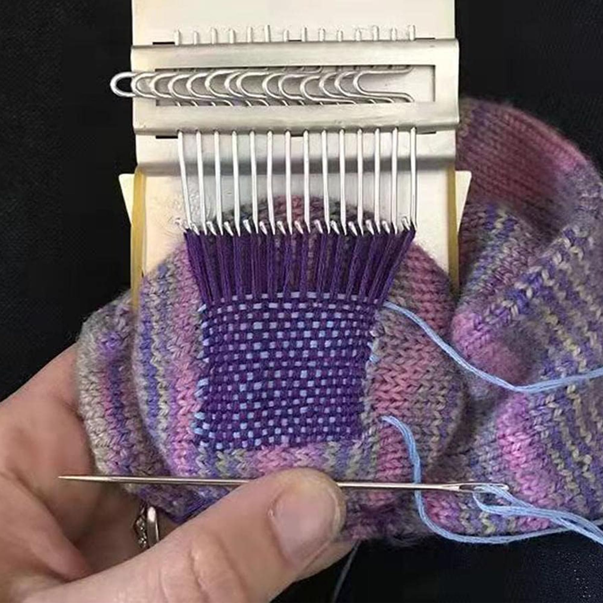 Métier à Raccommoder Type Speedweve - Kit Complet Pour Réparer Jeans, Chaussettes, Créer Tissages