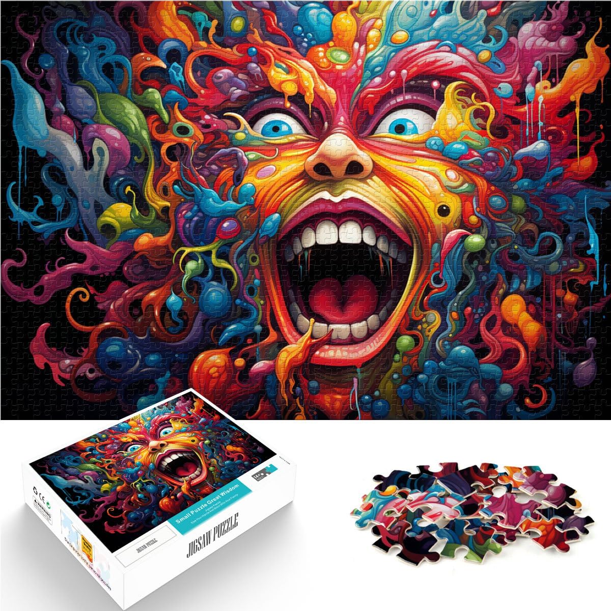 Jigsaw Puzzles 1000 Pieces for Adults miracles happen Educational Puzzle Family Game 38x52cm Challenging Game and Family Play — image 1