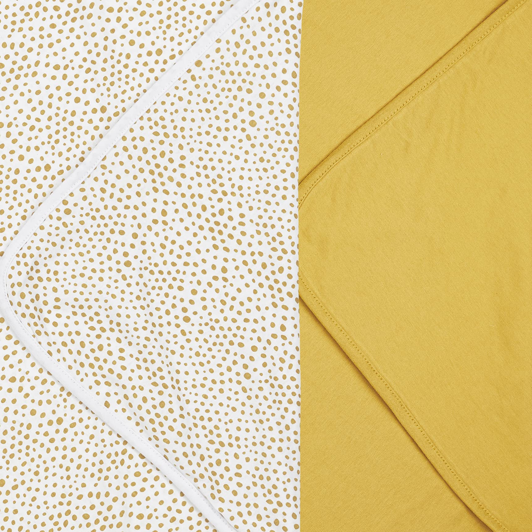 Meyco Bath Towel Pack of 2 Basic Jersey Cheetah Honey Gold - Image 2