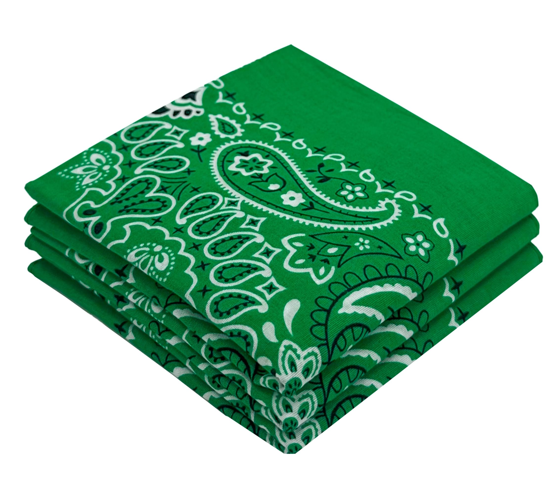 Every-ville Cotton Bandana Handkerchief for Men &amp; Women, 3 Pack