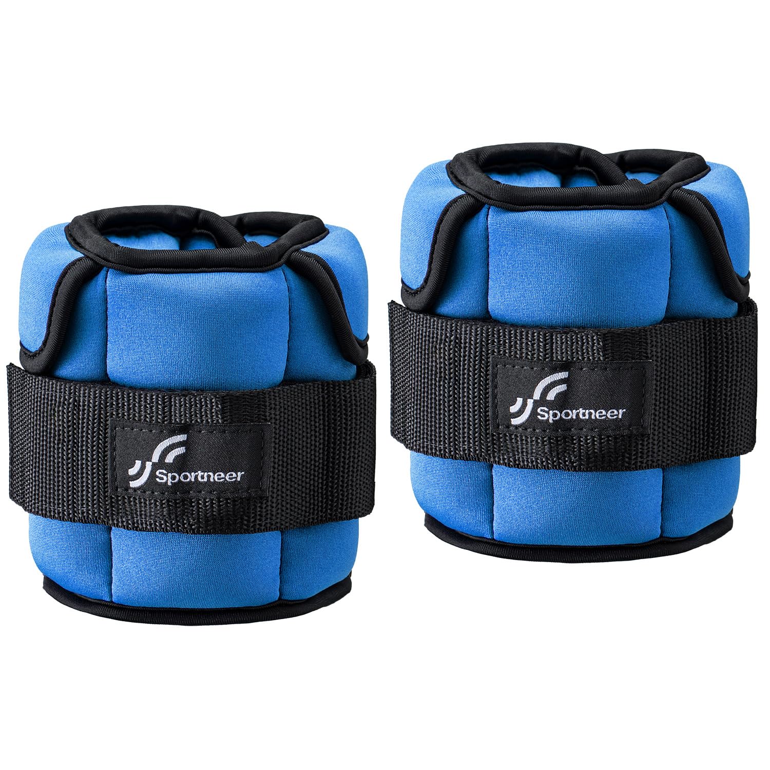 Sportneer Poids de cheville réglables : poids de jambe réglables améliorés pour la gym, le fitness, l'entraînement, 0,5 à 2,3 kg par cheville, 0,9 à 4,5 kg par paire