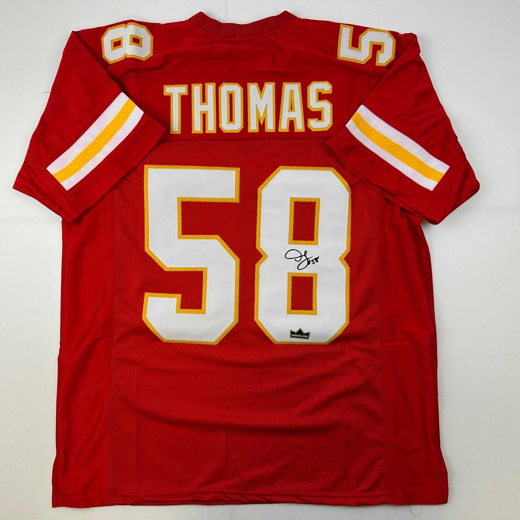Amazon.com: Facsimile Autographed Derrick Thomas Kansas City Red