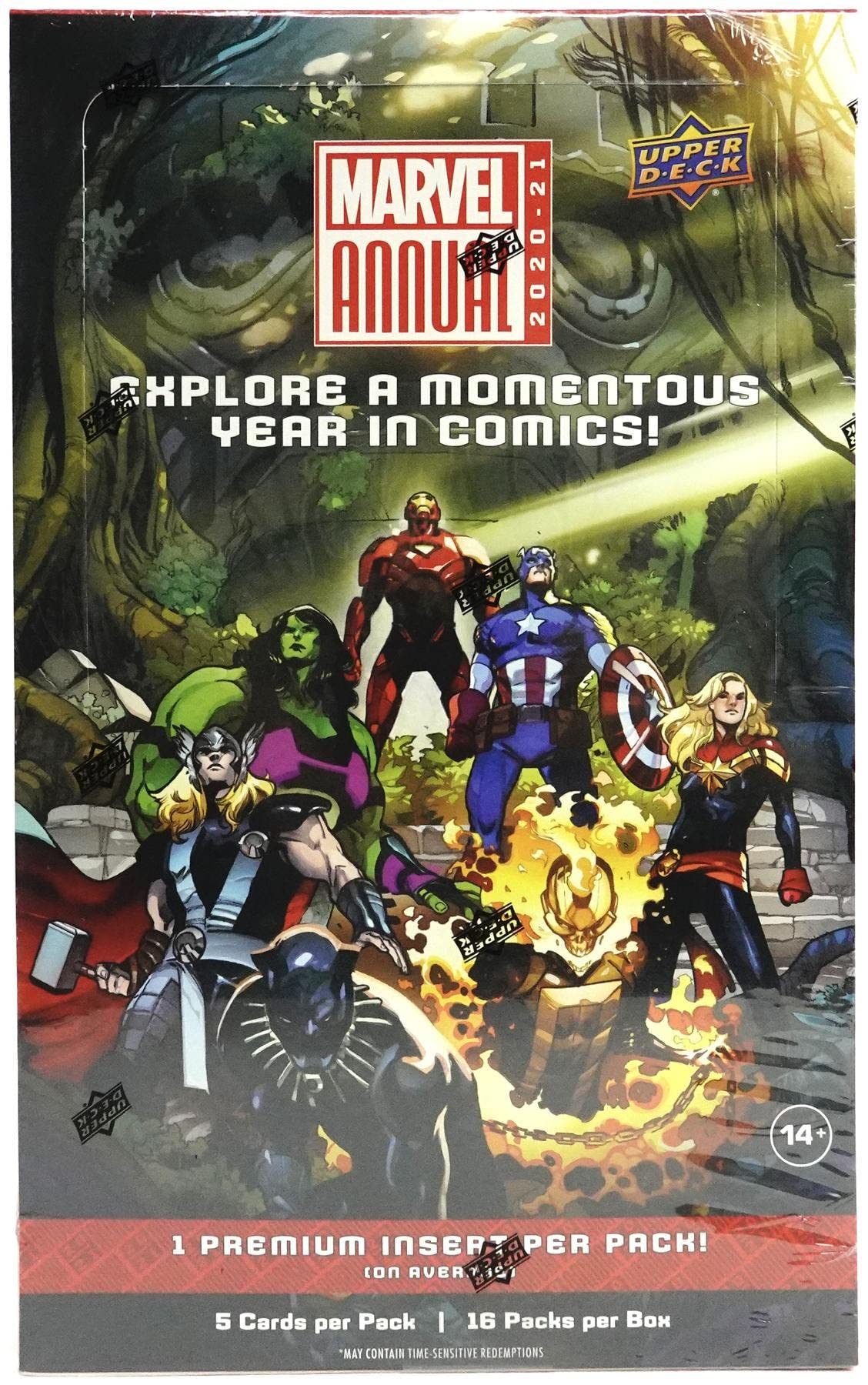 Upper Deck Marvel Annual Hobby Box (16 Packs Per Box, 5 Cards Per