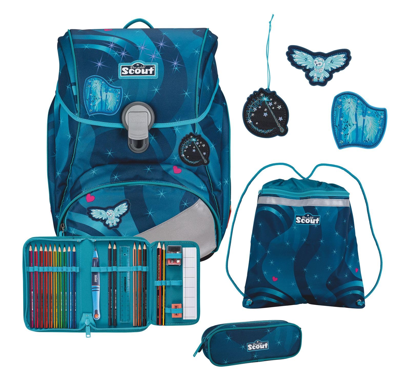 SCOUT Set di 4 LED Alpha Heaven, Cielo, OneSize