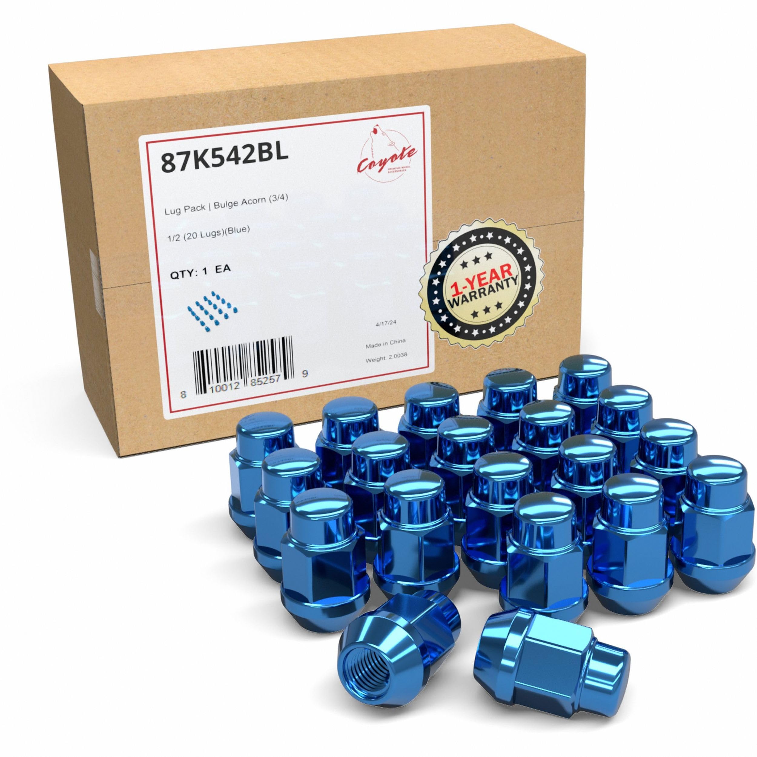 Wheel Accessories Parts 20 Pcs 1/2