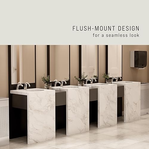 Miniatura 6 de Rubbermaid Commercial One-Shot FG750339. Despachador automático de jabón y espuma, discreto, de cromo.