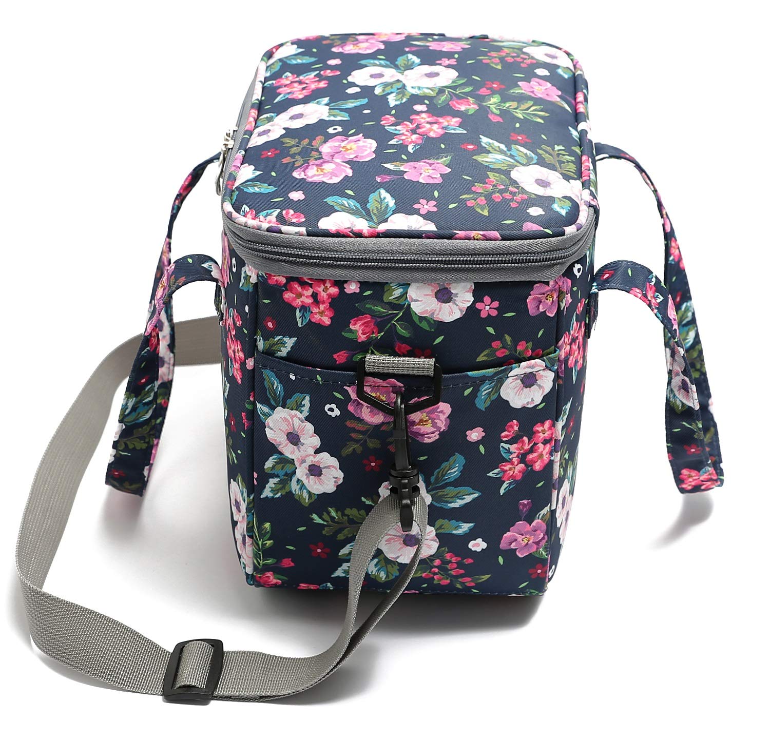 Borsa Termica Pranzo Da 10L, Isolata In Tessuto Oxford - Contenitore Riutilizzabile Per Lavoro, Scuola E Picnic, Colore Nero
