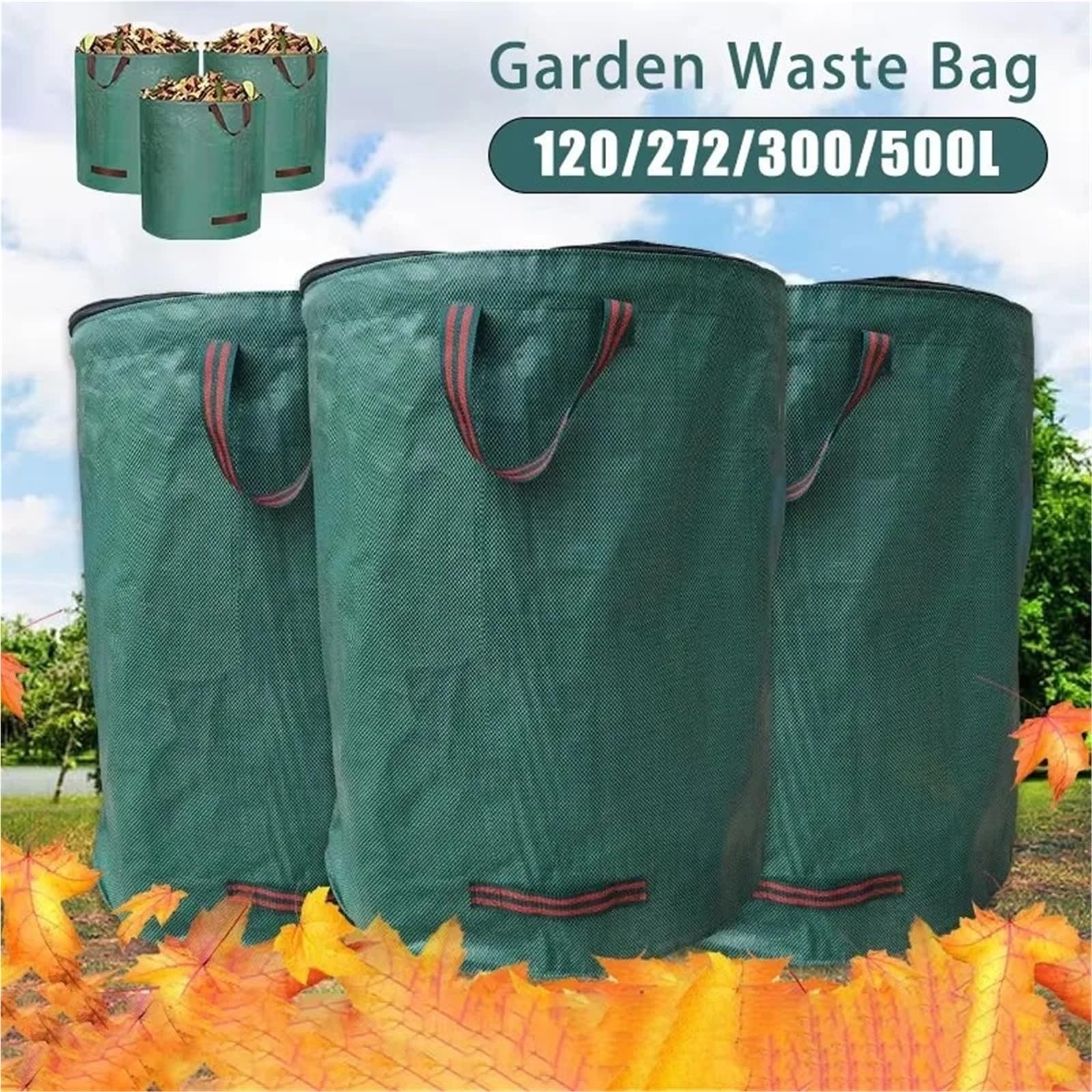 Bolsa para Residuos de Jardín Bolsa plegable for residuos de jardín con tapa