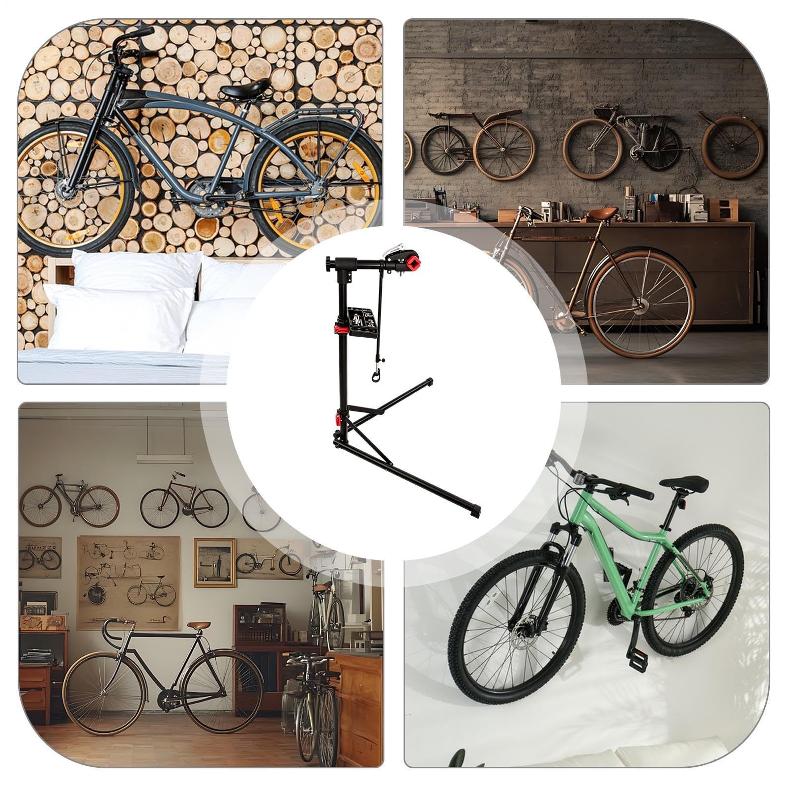 Soporte de mantenimiento para bicicletas Caballete Exhibición Y