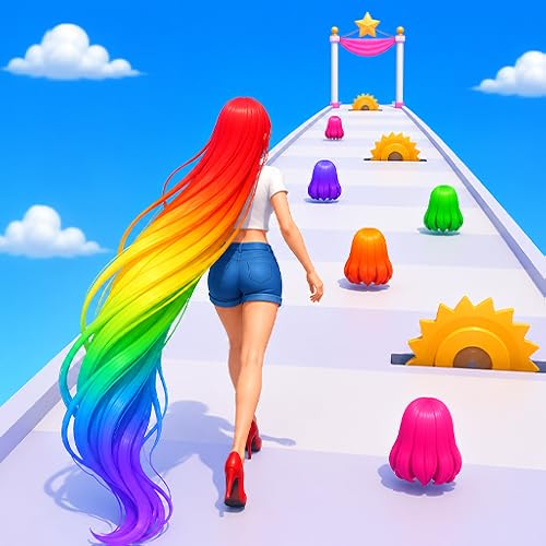 Queen Long Hair Race Challenge 3D