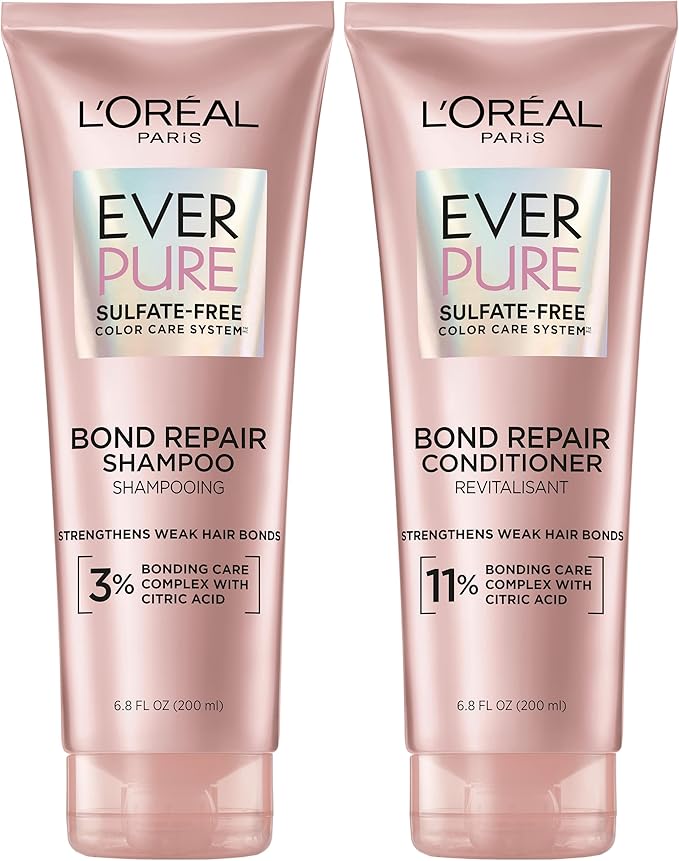 L'Oreal Paris EverPure Bonding Shampoo and Conditioner Kit for Color