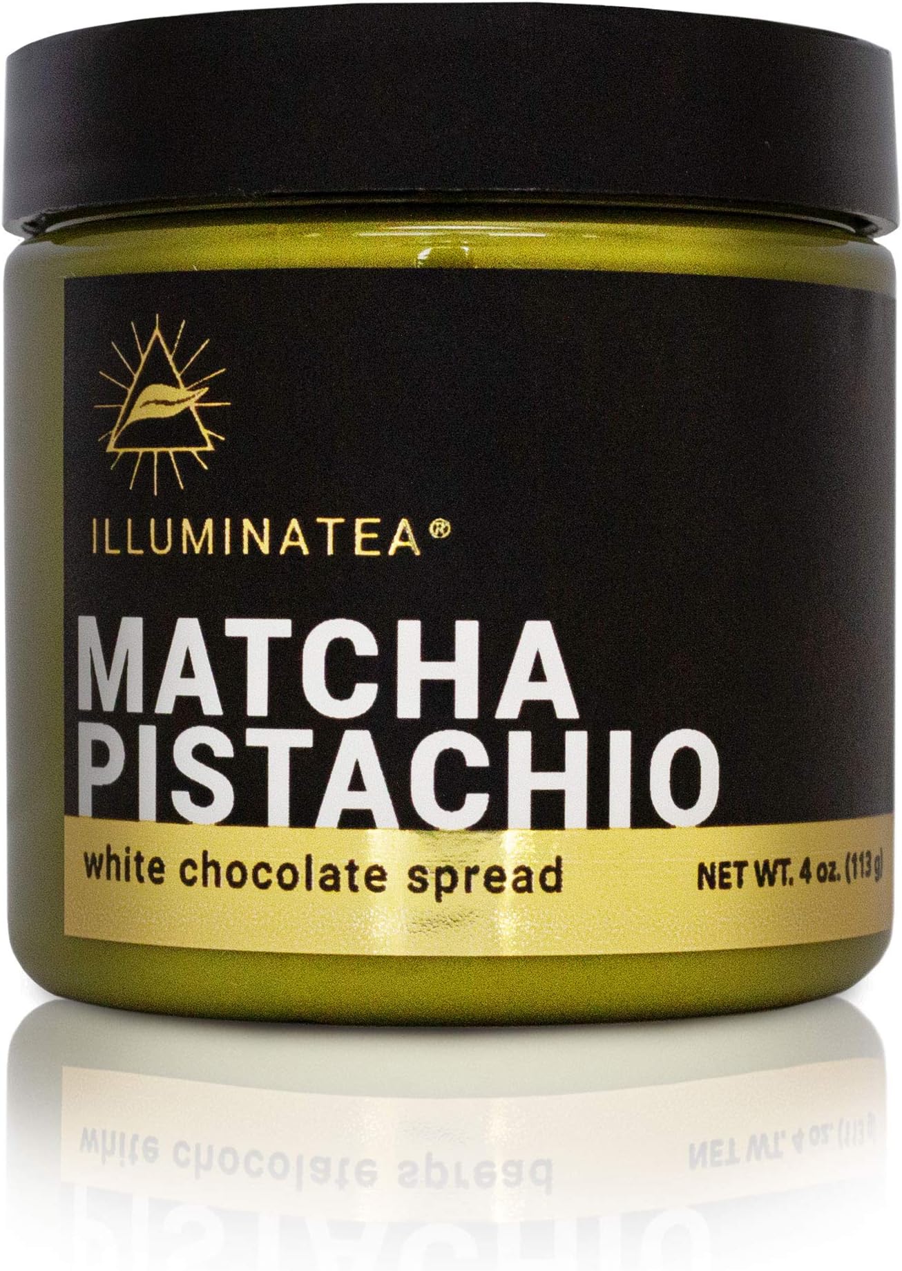 ILLUMINATEA Matcha Pistachio White Chocolate Spread (4oz)