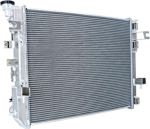 Miniatura 4 de Radiador de aluminio de 4 filas para 2011-2018 Ram 1500/2500/3500 2009-2010 Dodge Ram 1500/2500, 2012 2013 2014 2105 2016 2017 radiadores