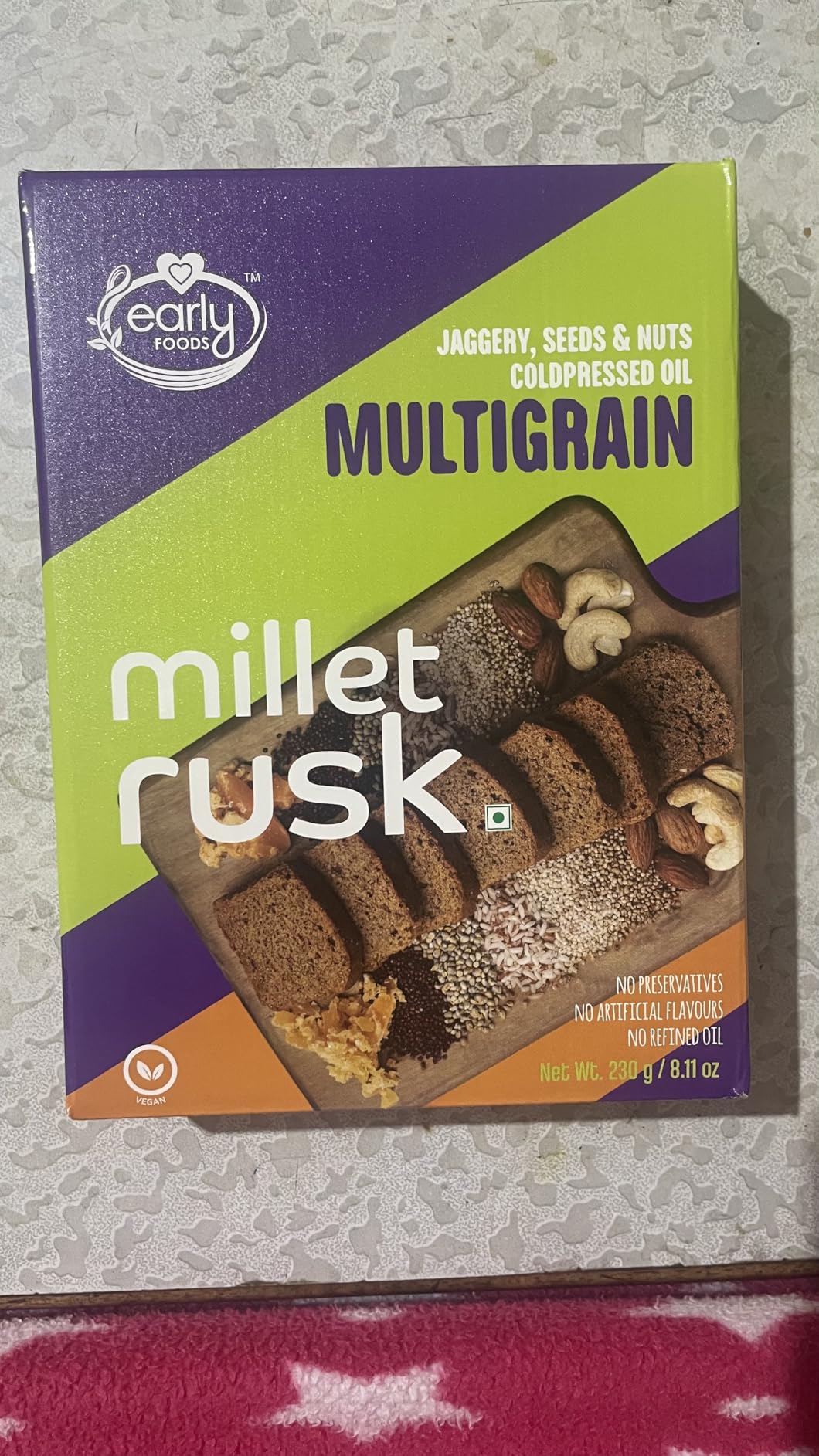 Early Foods - Pack of 2 : Jowar Rusks | Millet Rusk Sugar Free | No ...