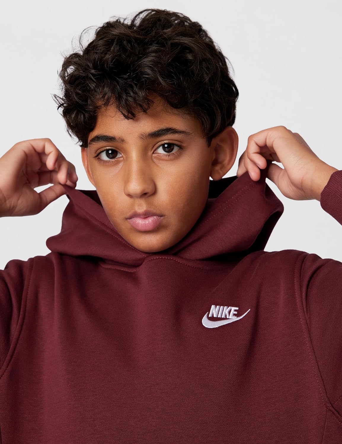 Nike Big Kids' Sportswear Club Fleece Pullover Hoodie - Image 4