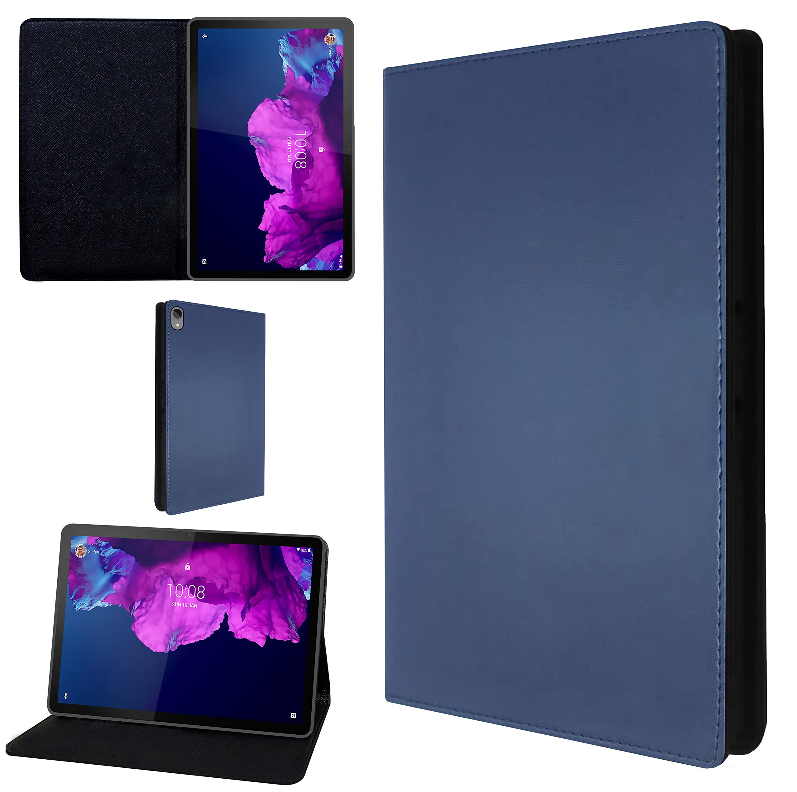 TGK Leather Stand Flip Case Cover for Lenovo Tab P11 11.0 inch TB-J606F J606X (Blue) (B0C1BHNXX7) Amazon Price History, Amazon Price Tracker