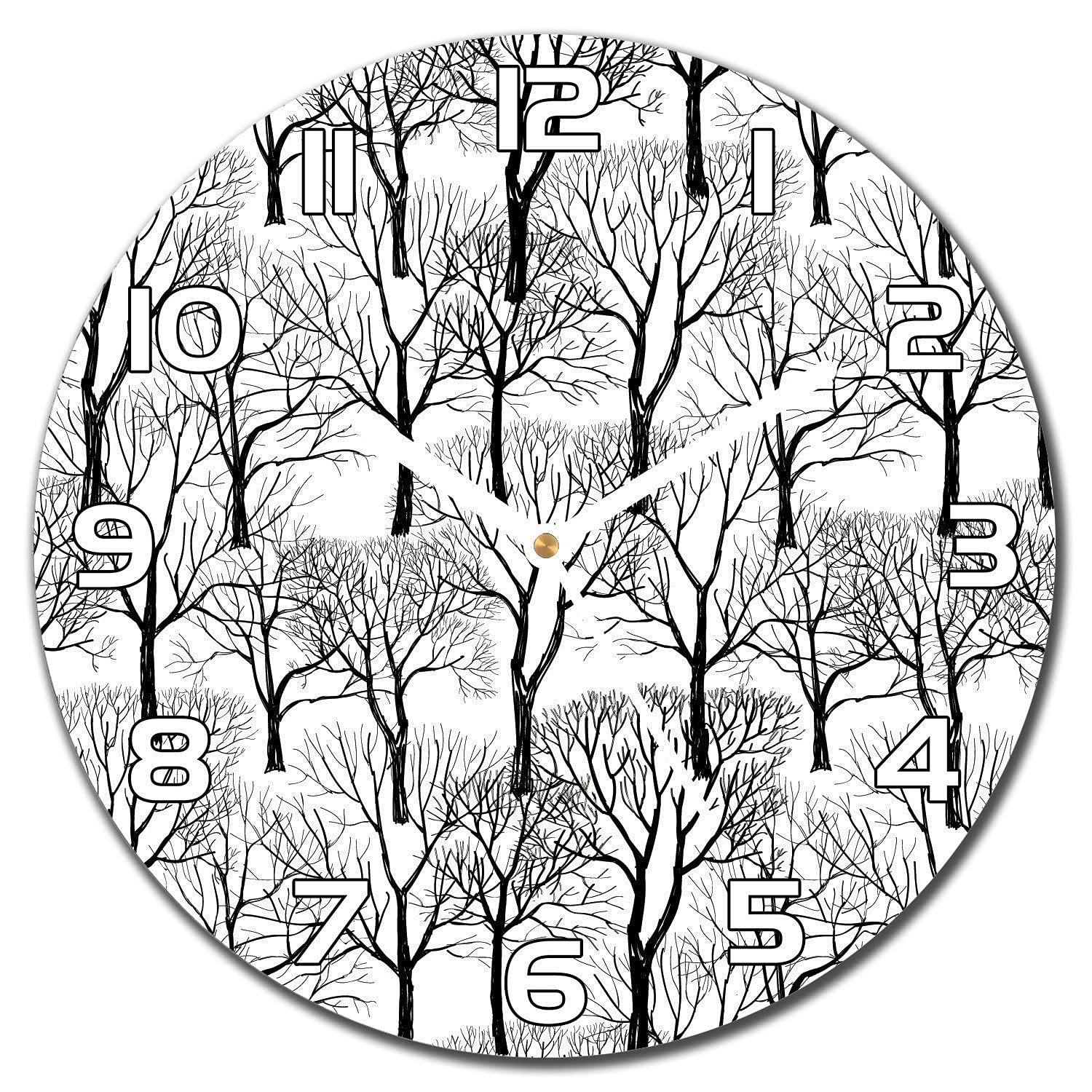 Horloge en verre de sécurité 30 cm aux finitions premium