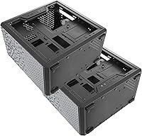 Vista 15 de Cooler Master MasterBox Q300L Torre Micro-ATX con filtro de polvo de diseño magnético, panel lateral acrílico transparente, E/S ajustable y flujo