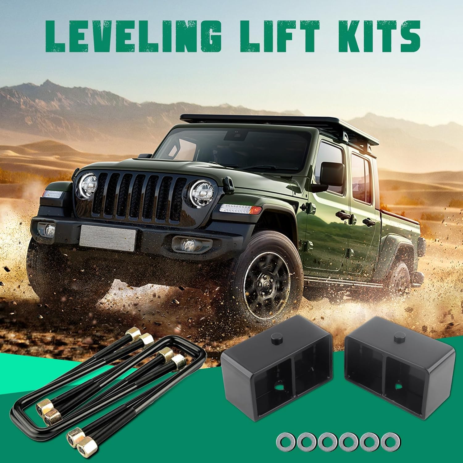 SCITOO Leveling Kit for Silverado 1500 1999-2020, 3 inch Rear Lift Kit For GMC Sierra 1500 1999-2020 Coil Spring Spacer