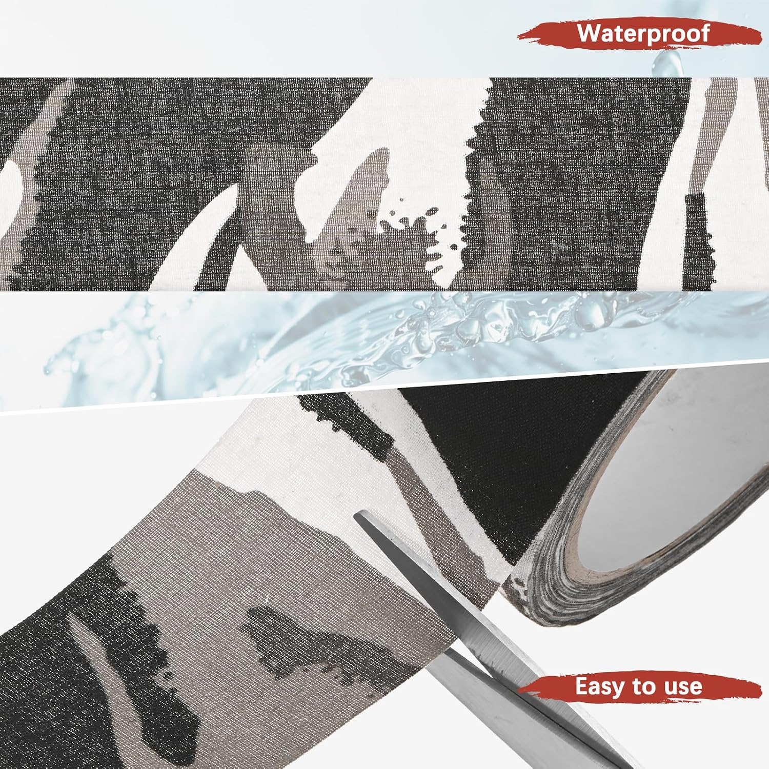 2IN x 10.94Yards Camouflage Tape, No Residue Wrap for Outdoor Camping image 5