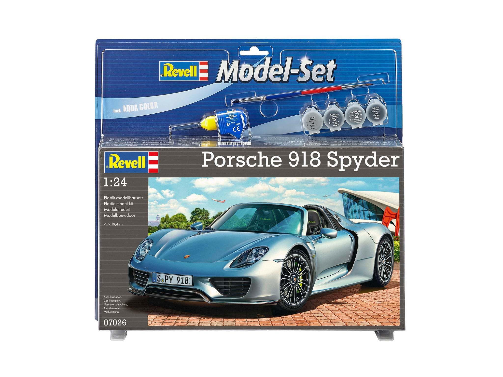 Revell 67026 - Modellbau Set Porsche 918 Spyder im Maßstab 1:24