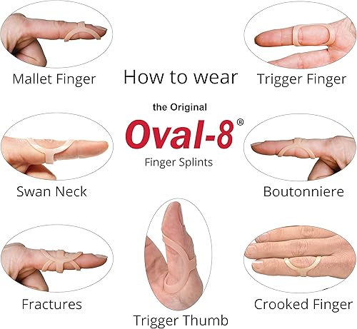 Miniatura 3 de Conjunto de férula oval-8 para dedos graduada, 1