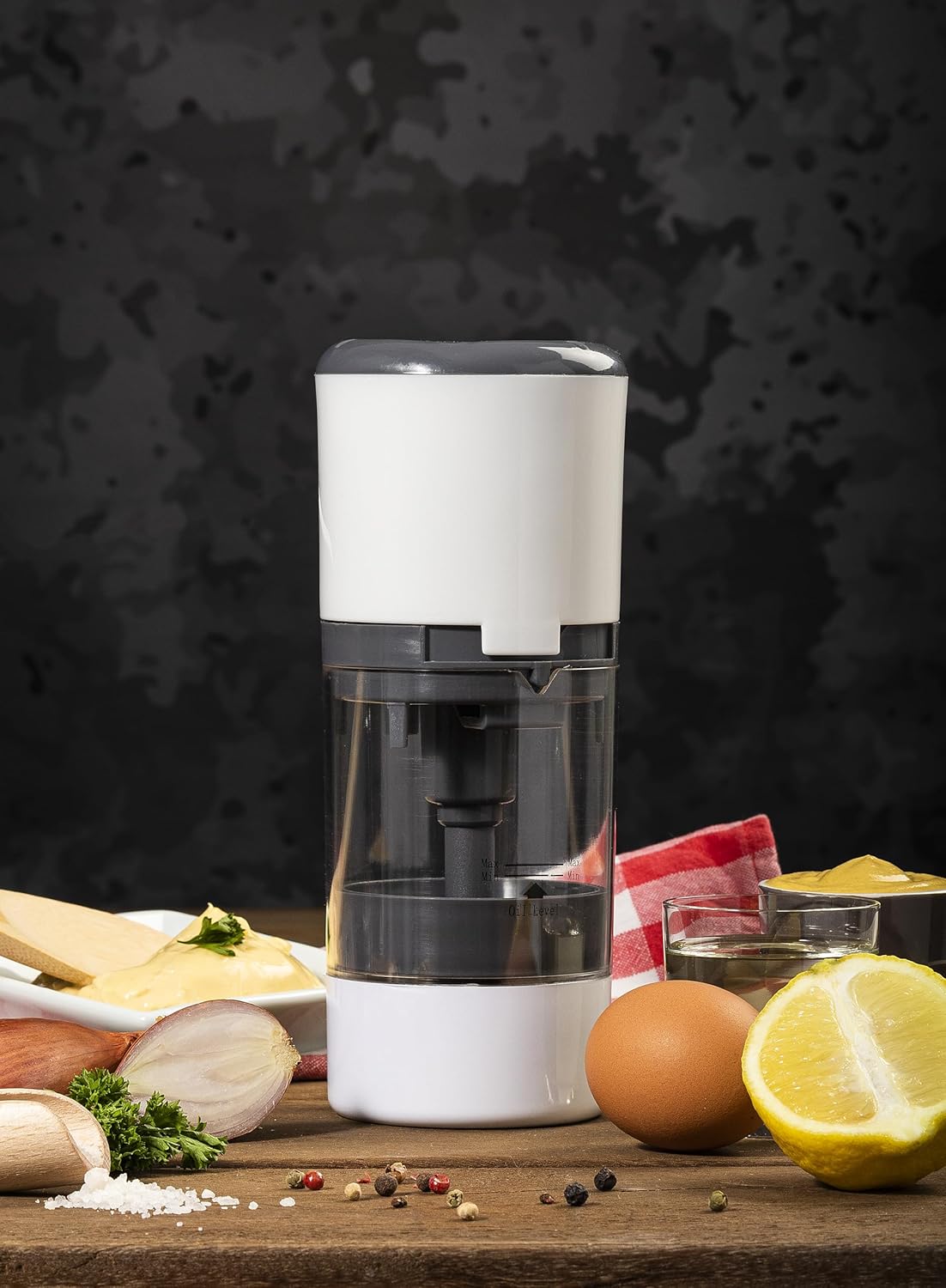 Front view of Sweet Alice Mayo Minute Mayonnaise Maker