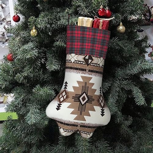 Vista 7 de WURTON Impresión nativa americana de Navidad para mascotas, chimenea, colgante para perro, gato, regalo y decoración de árbol de Navidad
