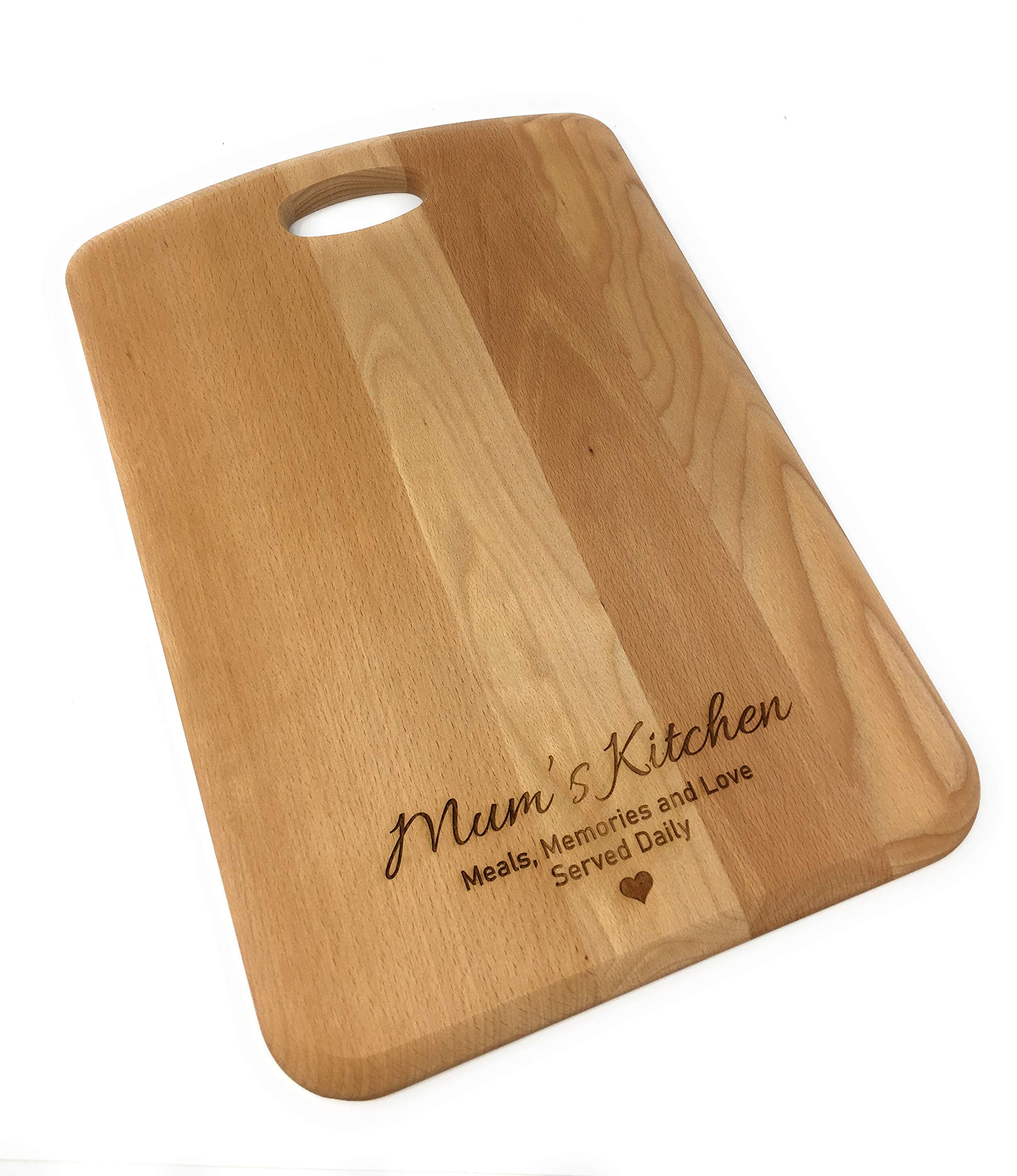 Personalised Beech Chopping Board - Perfect Wedding Anniversary & Housewarming Gift - Personalised with Any Message