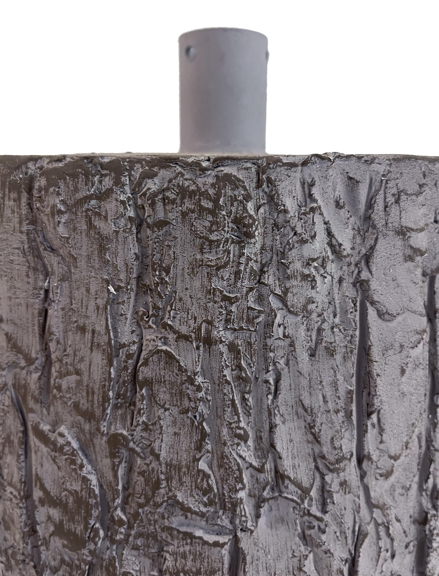 XONE Base Tronco per Albero di Natale | Supporto Albero di Natale Effetto Legno, Dimensioni Ø35xH45cm