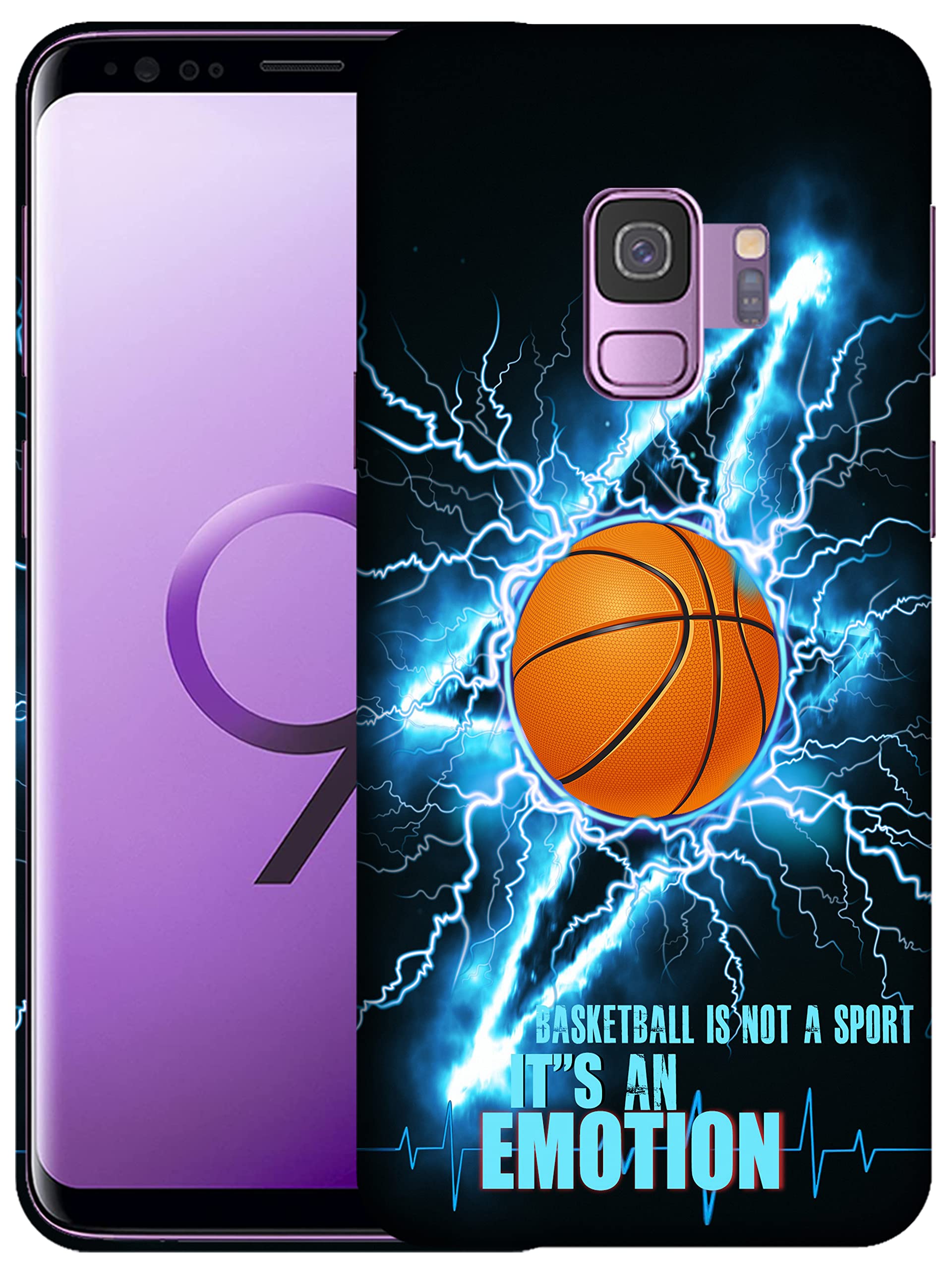 Sasi Samsung Galaxy S9 Case Galaxy S9 Case Basketball Lightening