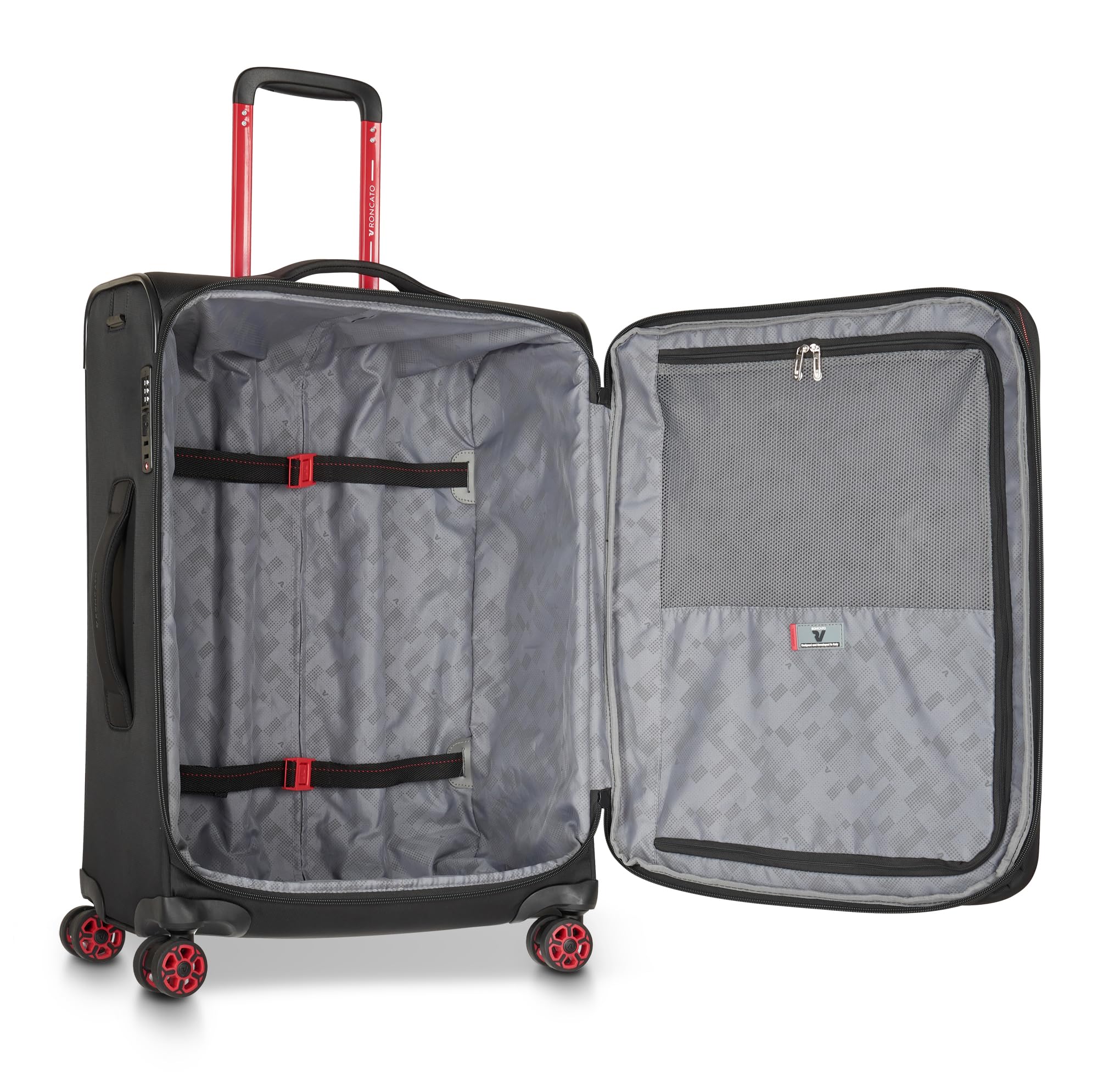 Roncato MOVE Trolley medio 64 cm Espandibile - Nero Fumo