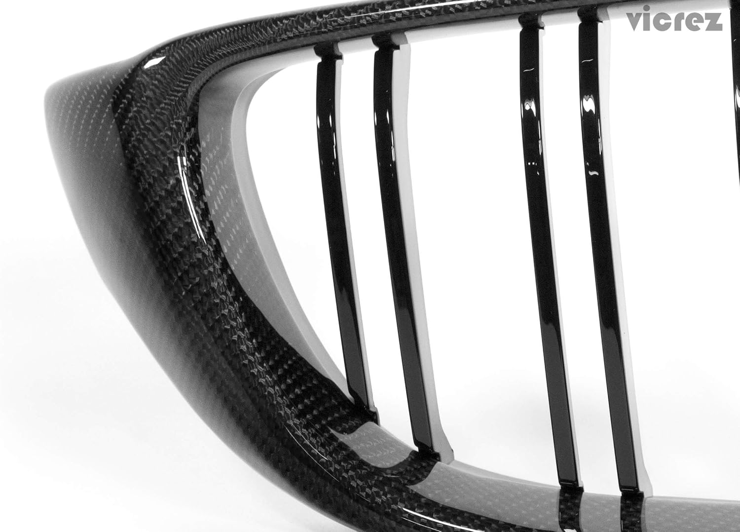 Vicrez Carbon Fiber Kidney Grille vz100381 | Fits/Compatible with 4 Series/ M4 F82 F83/ M3 F80 2014-2019