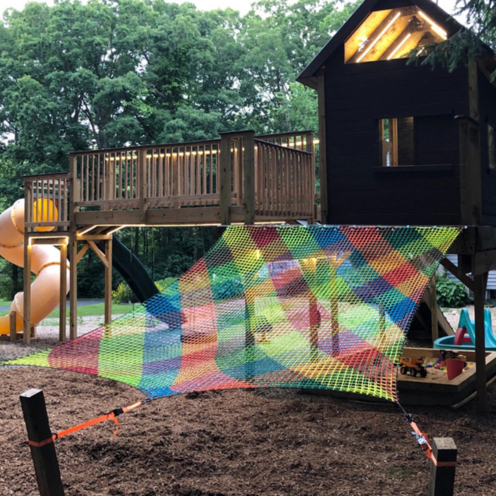 Red de carga de escalada | Red de seguridad para parque infantil