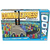 DOMINO EXPRESS - Track Creator + 400 Dominos - Gioco di costruzione per 1 giocatore e +