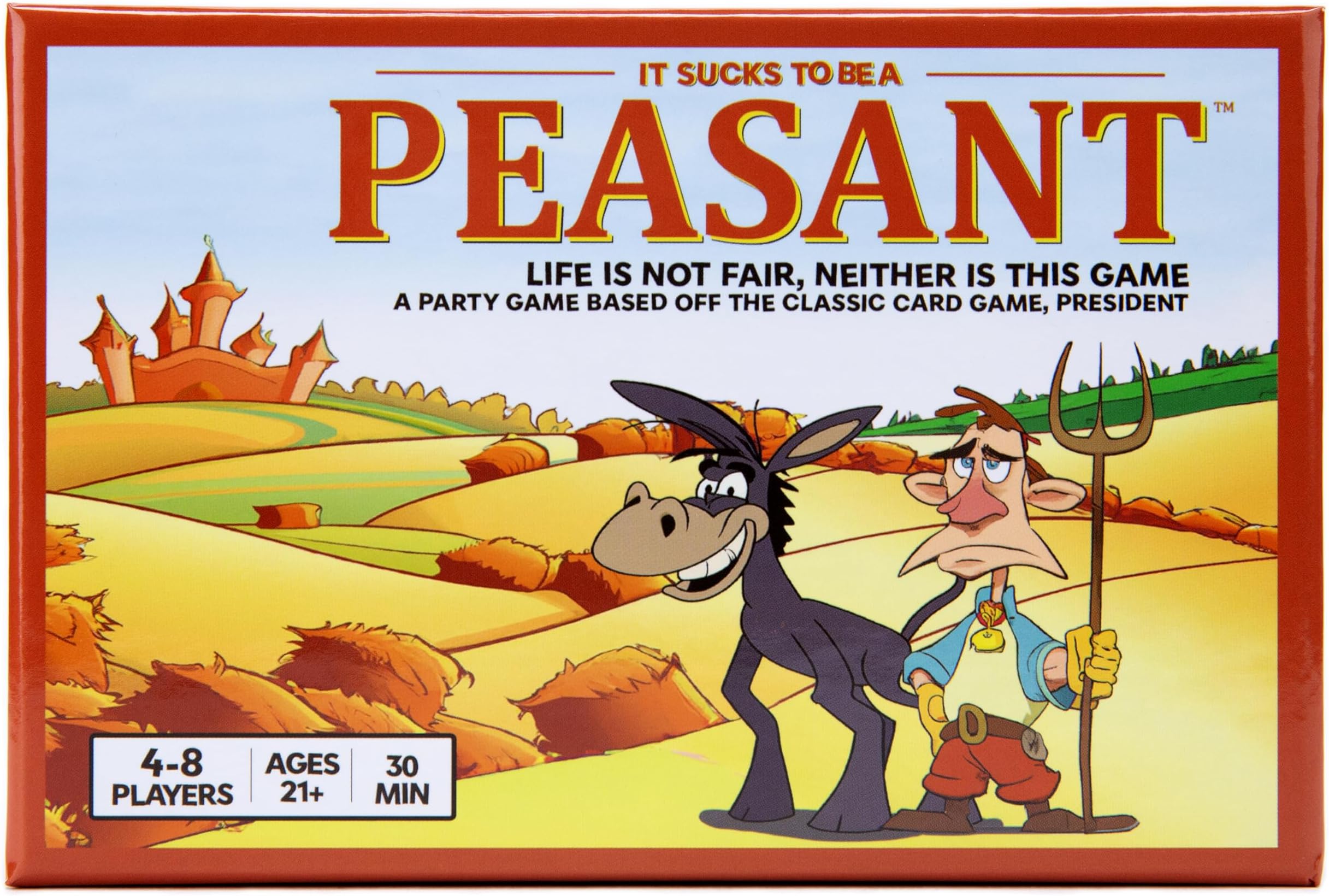 Peasant, Party Game for Adults, Hilarious and Fast-Paced Party Card Game, Ages 21+