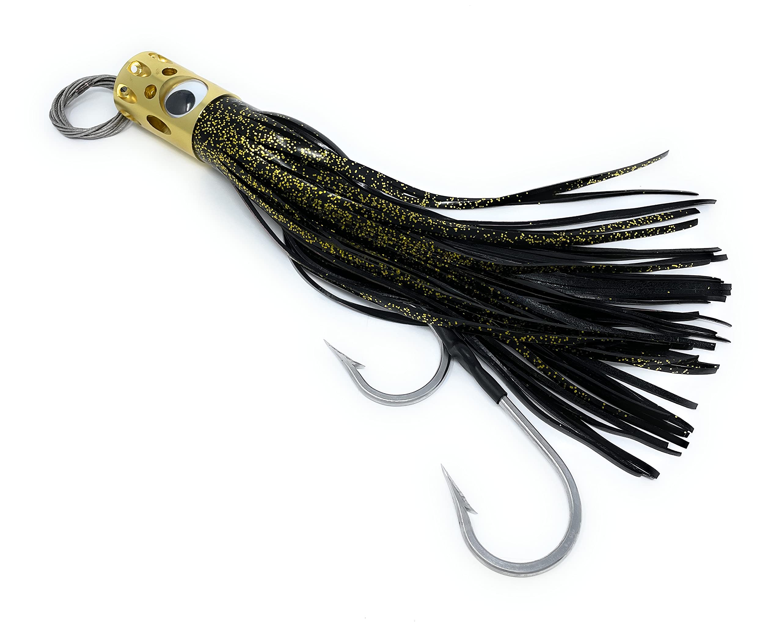 Offshore Big Game Trolling Lure for Marlin Tuna Mahi Wahoo Trolling Lures (Golden Monster-Length 13.5 inch)