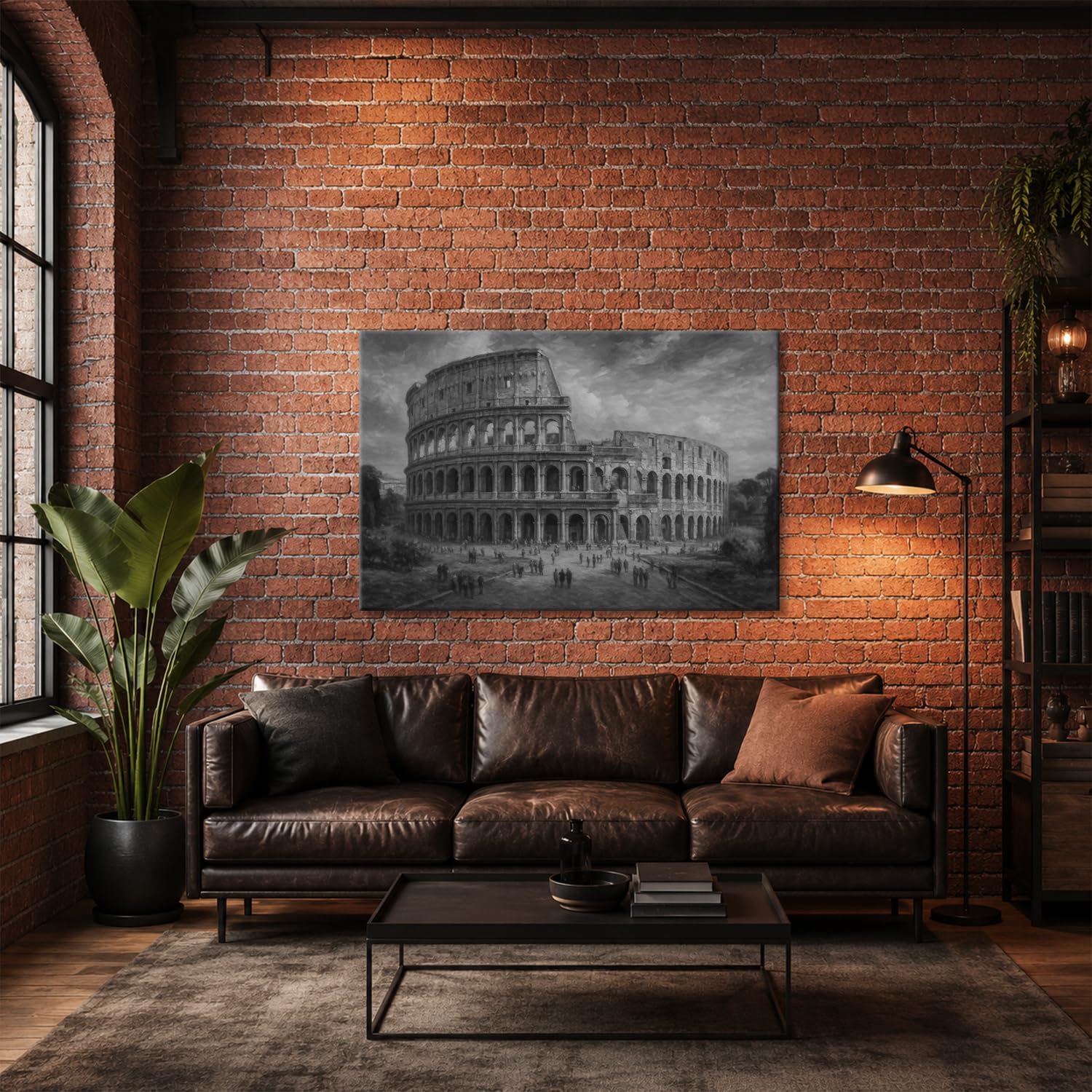deyoli Obraz na płótnie Antyczny amfiteatr w świetle wieczornym 70 x 50 cm