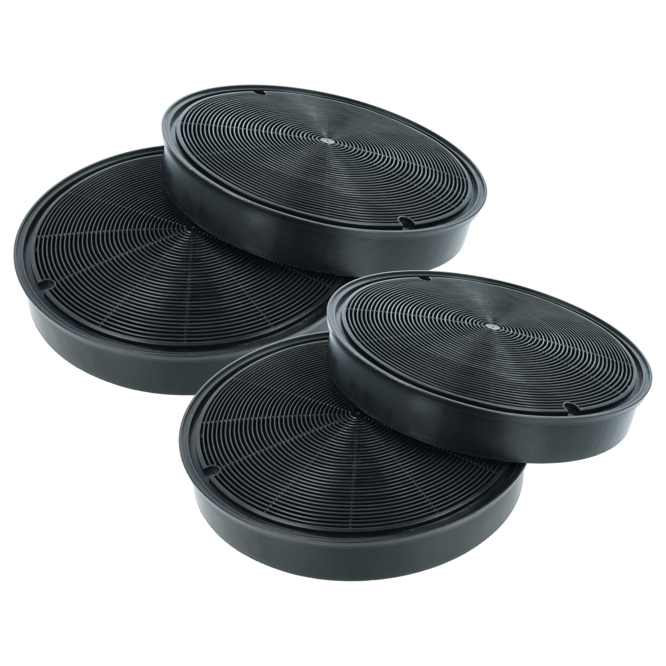 vhbw 4x Activated Carbon Filter compatible with Hotpoint-Ariston HE90, HE61X, HE 60 G (WH) AG, HE61K, HE60IXUK, HE 60 IX UK, HE61W Extractor Hood