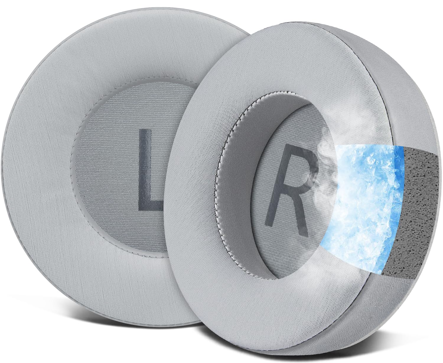 SOULWIT Cooling Gel Professional Replacement Earpads Cushions for AKG K701, K702, Q701, Q702, K601, K612, K712 Headphones