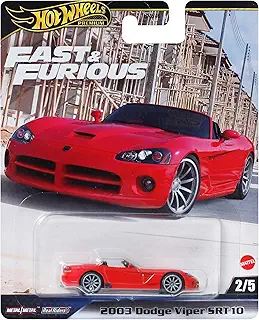 ホットウィール(Hot Wheels) ワイルド・スピード '03 ダッジバイパー SRT10 乗り物おもちゃ ミニカー 3歳から レッド JBL85